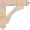 Ekena Millwork Merced Arts & Crafts Smooth Bracket, Douglas Fir, 5 1/2"W x 30"D x 30"H BKT06X30X30MRC03SDF - alternate 4
